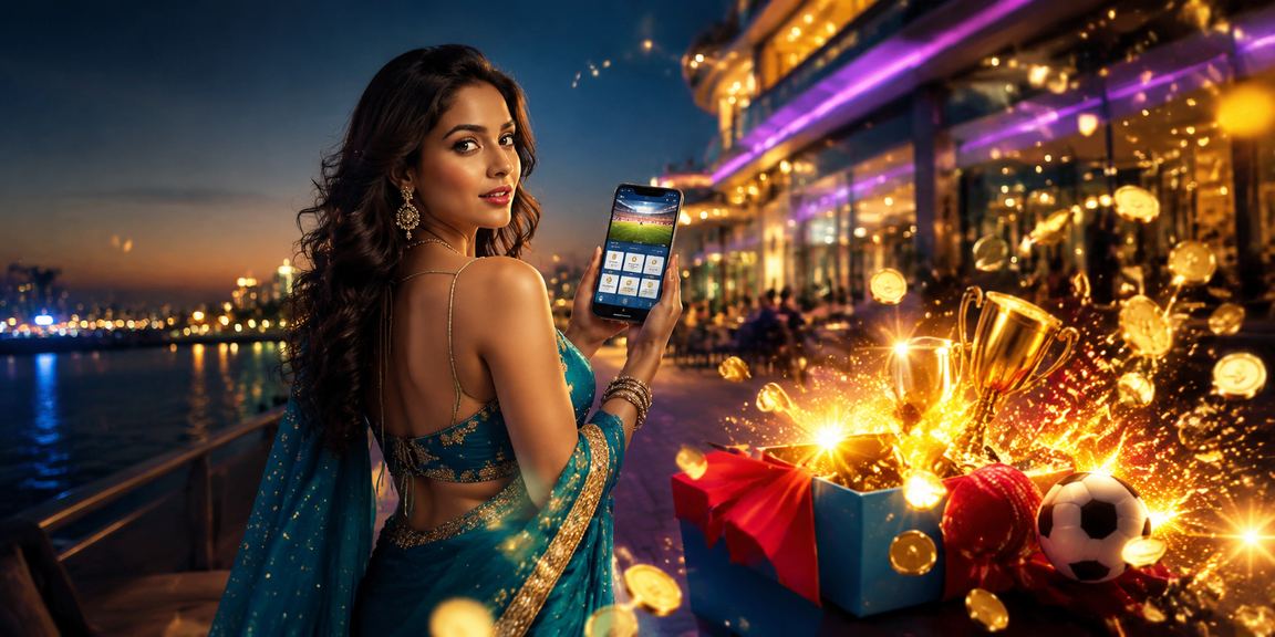 Delhi Connaught Place sports betting atmosphere with traditional attire
